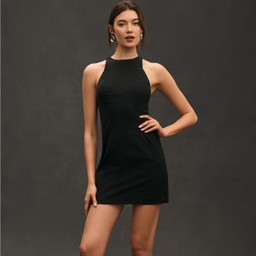 NWT Anthropologie Maeve Sleeveless High Neck Mini Dress